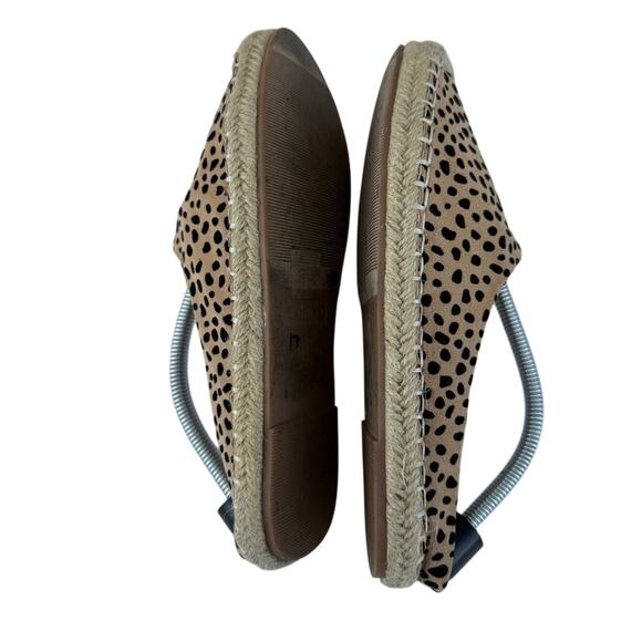 Catherine Malandrino Animal Print Slip-On Flats Espadrilles Size 7.5 - Picture 6 of 8